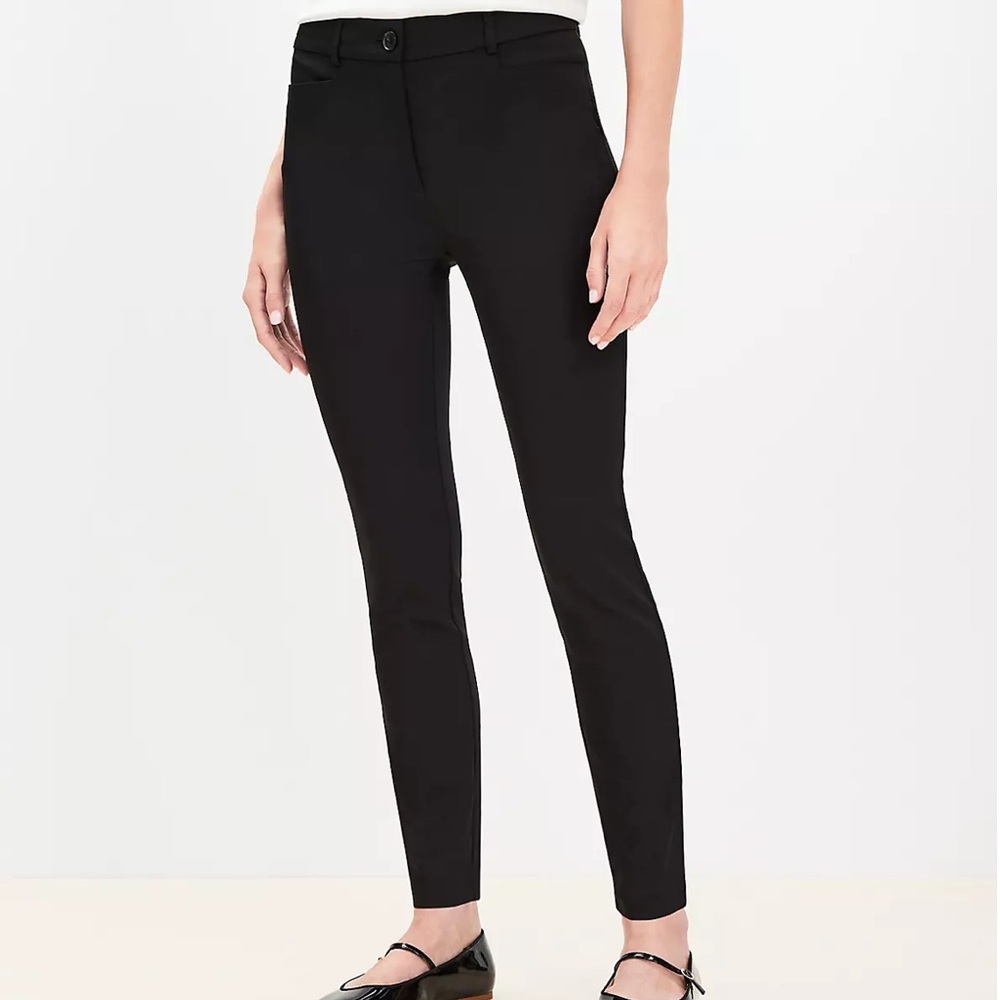 LOFT Black Women's Slim Fit Pants